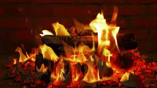 🔥 Cozy Fireplace 4K (3 HOURS). Fireplace with Crackling Fire Sounds. Fireplace Burning 4K