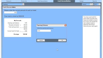How to perform a Cash Reconciliation in Simplazz123 Accounting Software for Small Business