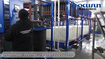 2018 most popular ice machine from FOCUSUN direct system block ice machine