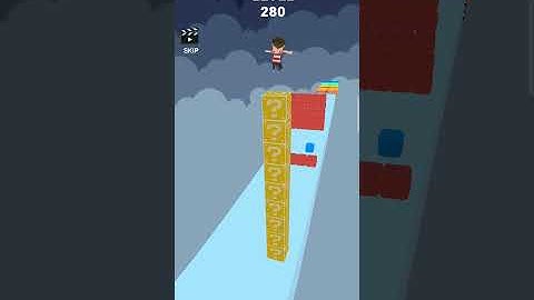 Cube stacker surfer Epic android and iOS gameplay level 280
