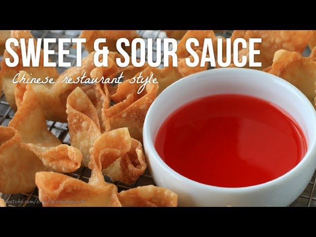 Chinese Restaurant Style Red Sweet & Sour Sauce Recipe class=
