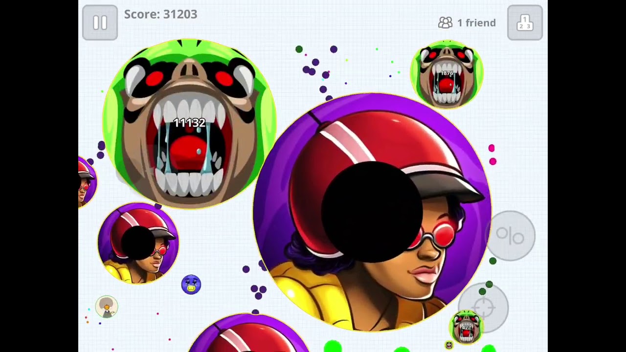 Agario Mobile - 粒チーターの鯖行ったけど…