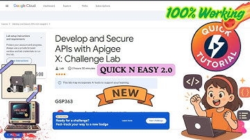 Develop and Secure APIs with Apigee X: Challenge Lab 1lab = 1 Skill Badge #GSP363 #qwiklabs  #arcade