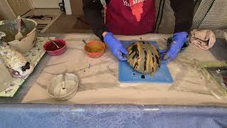 2-minute Marble Effect on Concrete Bowl
