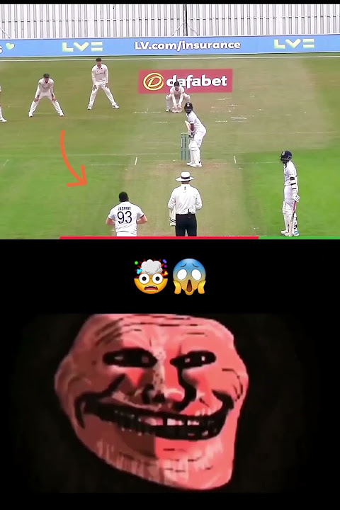 Bumrah bowling to virat kohli 🤯 in test match #trendingshorts