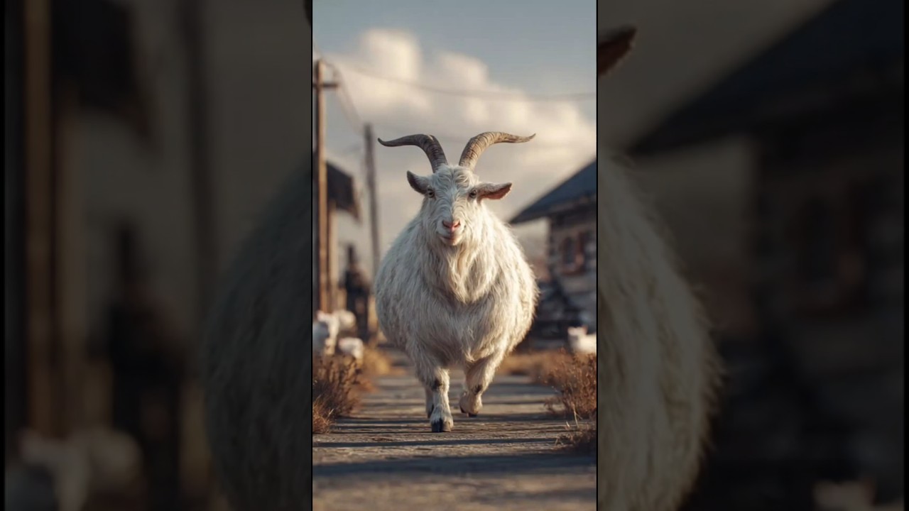 “The Fat Goat Walking Like a Queen 🐐👑”