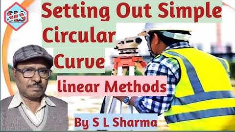 Setting Out Simple Circular Curve, Linear Methods.