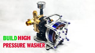 High Pressure Washer Using Brushless Motor and CNC Part