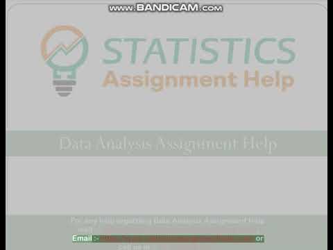 Data Analysis Assignment Help