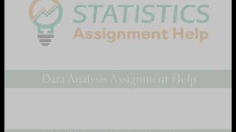 Data Analysis Assignment Help