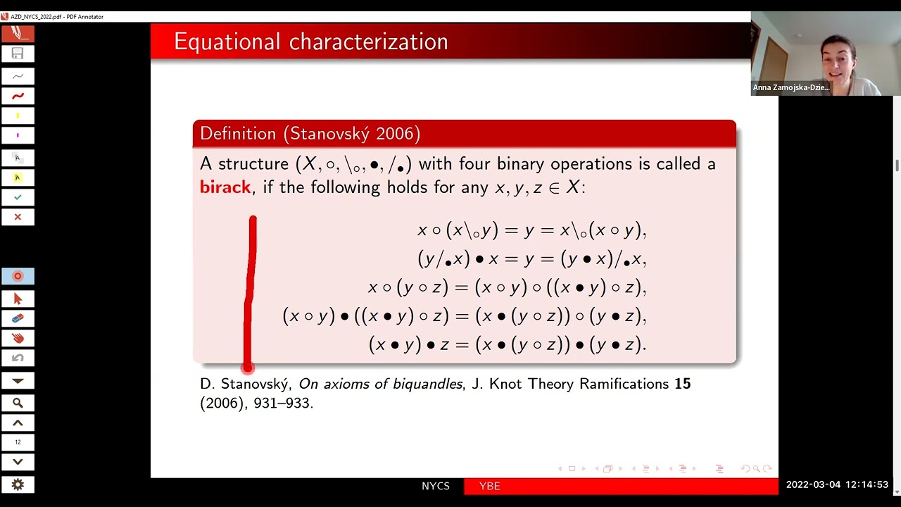 Mar 4,2022: Anna Zamojska-Dzienio (Multipermutation solutions of