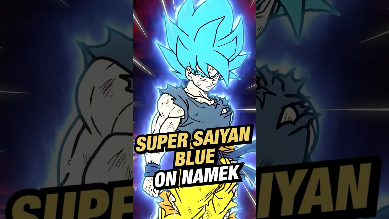 When Goku Transformed into Super Saiyan Blue On Namek  #dragonball #goku #dbz