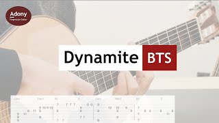 Dynamite - BTS [Free TAB] ( Fingerstyle Guitar Solo )