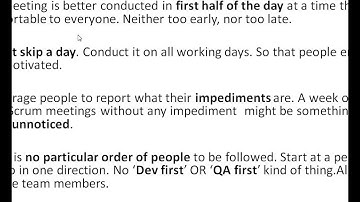 Agile Best Practices for the Daily Scrum