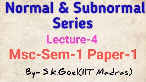||Lecture-4|| || Msc Semester-1 Paper-1|| ||VBU-BBMKU-SKMU-Ranchi University Etc.||