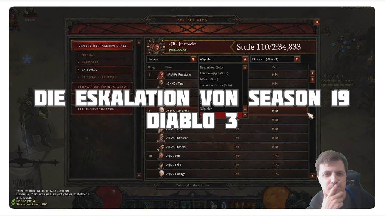 Paragonliste Fur Season 19