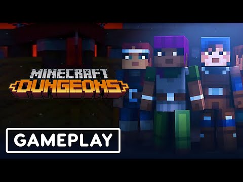 Minecraft Dungeons: The Creeping Winter DLC - 3 Minutes of Gameplay | gamescom 2020