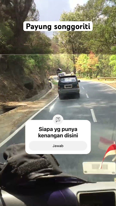Vila vila vila !! Jalan syahdu payung songgoriti #trending #flks #automobile #music