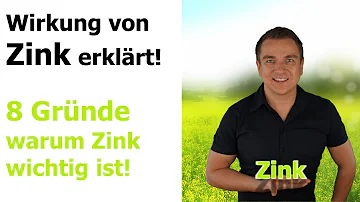 Was hebt die Wirkung von Zink auf?