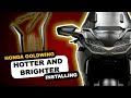 Illuminate your ride with the 2018 honda goldwing gl1800 goldstrike strike windshield trim