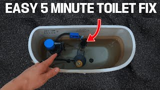 How To Fix a Slow Filling Toilet in 2 Simple Steps!!