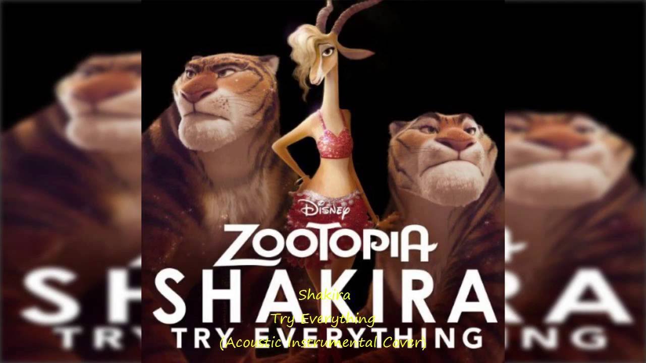 Shakira Try Everything (Instrumental Cover) - YouTube