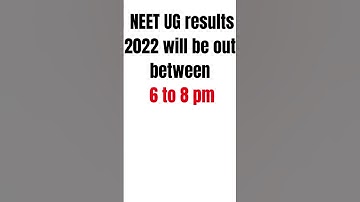 NEET UG 2022 Result  | NEET UG 2022 CUT OFF | NEET LATEST NEWS | NTA | #Shorts