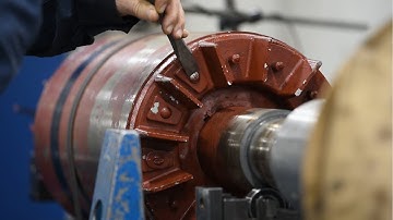 Dynamic balancing rotor & impeller of 250HP motor | Level G1.0