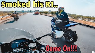 R1 Guy Challenged my BMW S1000RR | Crazy highway battle by Triple Rush 5,024 views 2 years ago 7 minutes, 22 seconds