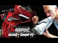 DUCATI V4  2020  Akrapovic  Race Exhaust  Installation + Exotic Sound!!!   Do it Quick and Easy