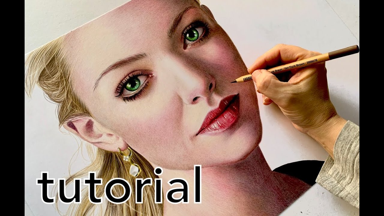 How to draw Realistic Skin with Colored Pencils EASY TUTORIAL YouTube