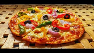 khadai mai kaise bnaye pizza ?? THIN CRUST PIZZA || EASY AND SMART WAY OF COOKING || MUST WATCH :)
