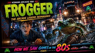 FROGGER 🐸 | How We Imagined Video Games in the 80s | #gaming #viralvideo