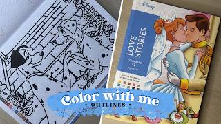 Color with Me ✨ | 101 Dalmatians 🐶 | Disney Mystery Coloring Book Petites Poupées | ASMR Outlines