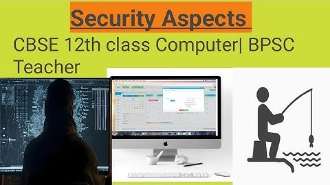 Security Aspects Part 1 12th CBSE| BPSC 7th Phase Teacher| Computer Security |Computer Science