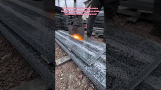 Mesmerizing Blowtorch Technique For Non-Slip Granite Staircase Tiles #construction #home #building