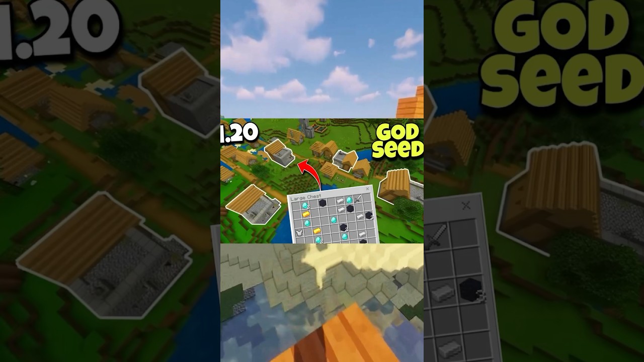 best seed in minecraft #shorts #viral #viralshorts #trending #minecraftpe