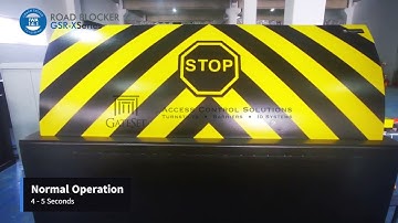 GateSet GSR3100-X Crash Tested Road Blocker - Emergency Fast Operation