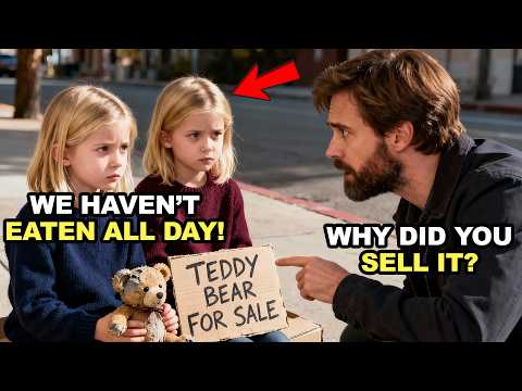 YOUNG BILLIONAIRE STOPS FOR TWIN GIRLS SELLING A TEDDY — THEIR REASON MOVES HIM