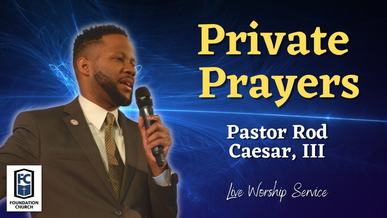 Pastor Roderick Williams Private Prayers | Pastor Roderick Caesar III - YouTube