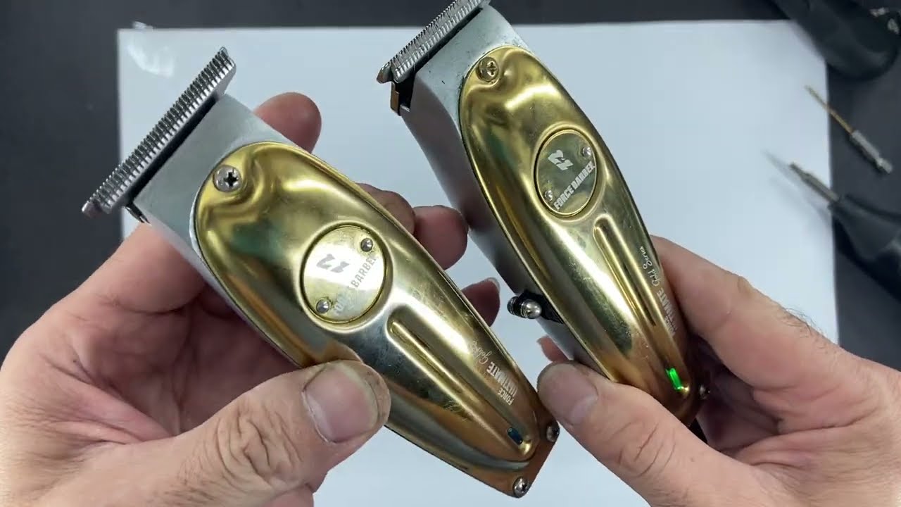 Force Barber com placa queimada