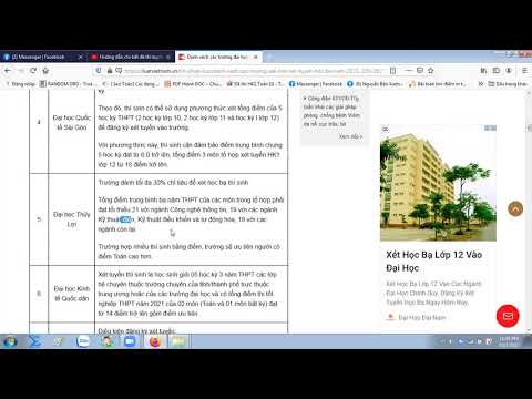 Cập nhật Danh sách các trường đại học xét tuyển học bạ năm 2021