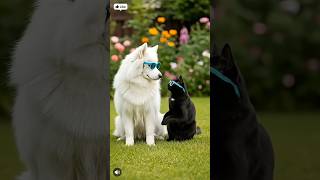 Dog and cat ki dosti 🐕😻 #dog #cat #aidog #aicat #alisha #aishorts