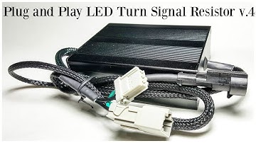Fix HyperFlash!!! Plug and Play LED Turn Signal Resistor Harness V4.0