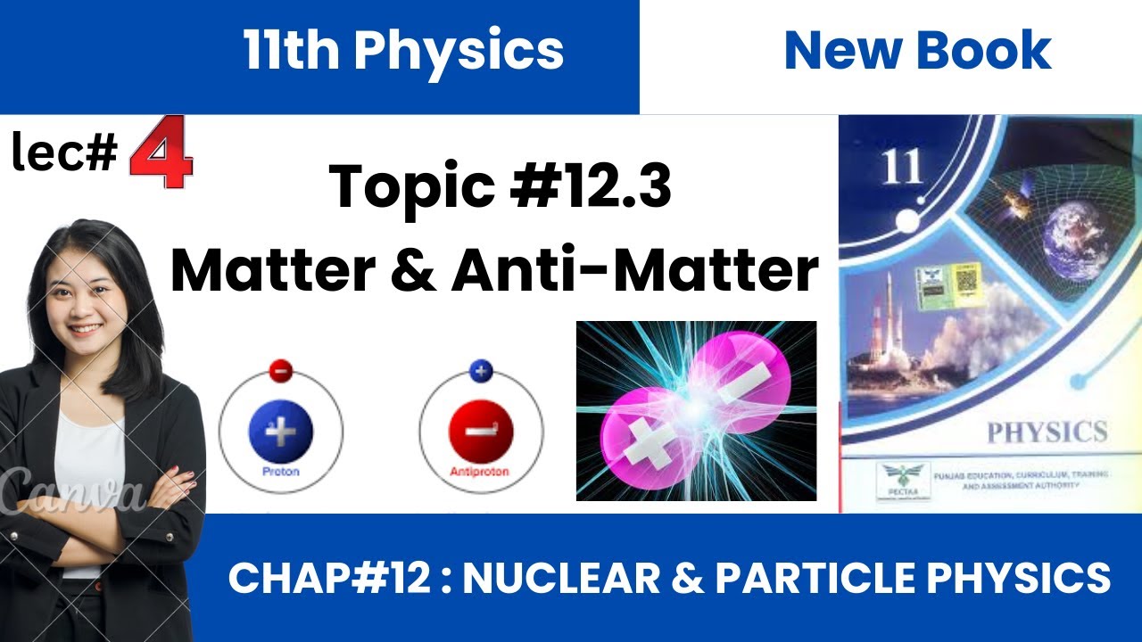 Matter & Anti Matter | Chapter no. 12 | Nuclear & Particle Physics | New 11th Physics 2025