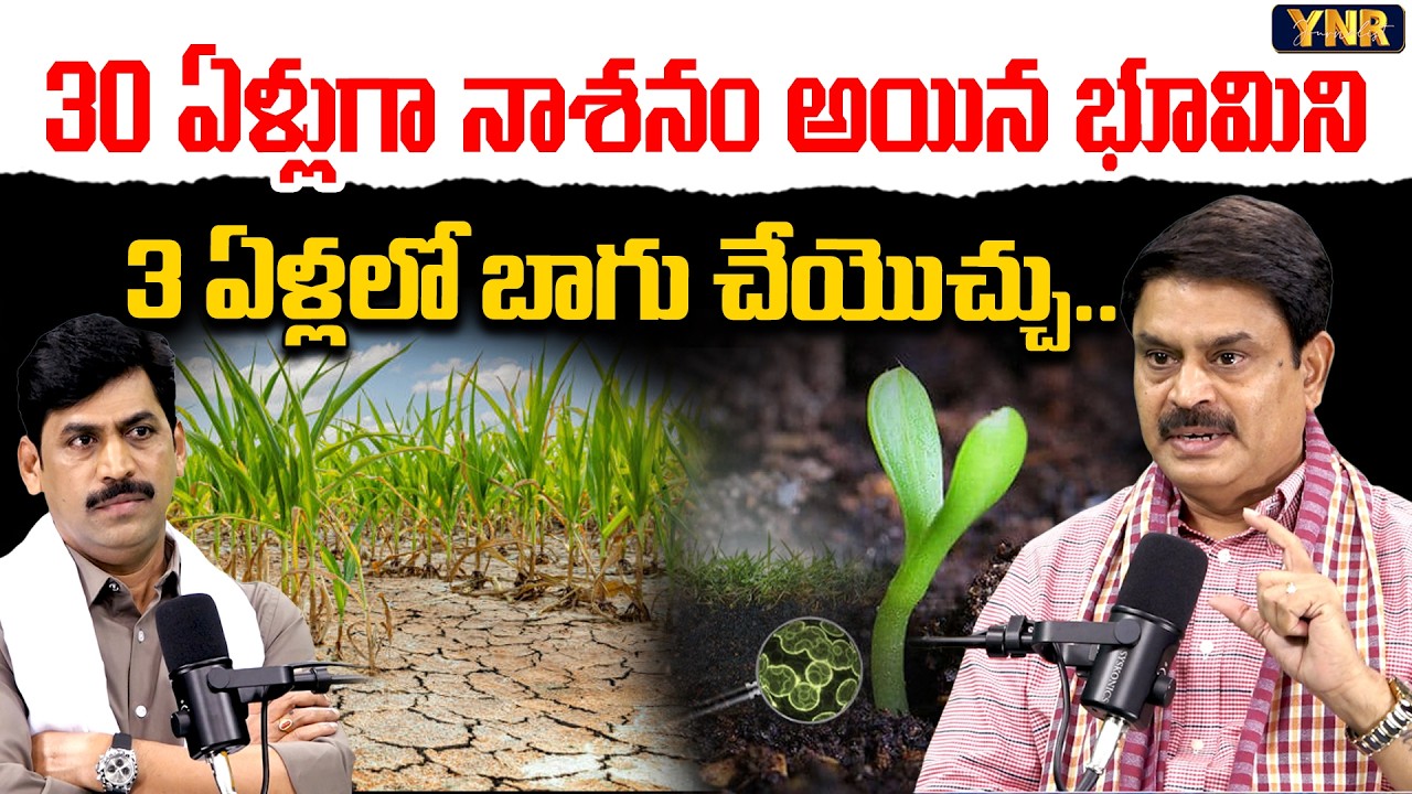 How to Repair Damaged Land in 3 Years.. |  Prathibha Biotech MD Rajasekhar Reddy | Journalist YNR