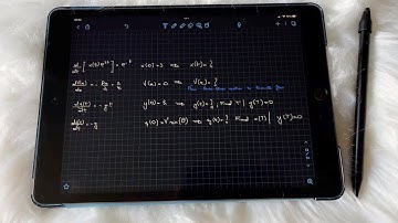 ASMR Math Lessons: Trivial First Order Differential Equation Exercises #3 | Physics application