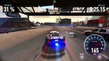NFS no limits moded aventador delivery/ police run