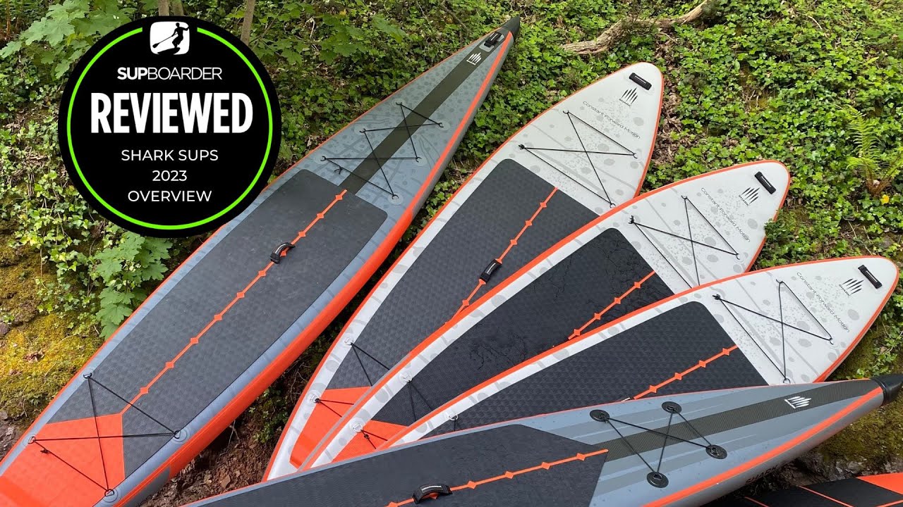 SHARK SUP 9'2\" サーフ iSUP ボード Shark SUPs | Surf Plus 9'2 Paddleboard | SUP Surfing