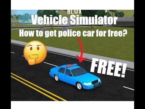 Roblox Vehicle Simulator How To Get Police Car 2018 Youtube - roblox vehicle simulator lag fix a free roblox game